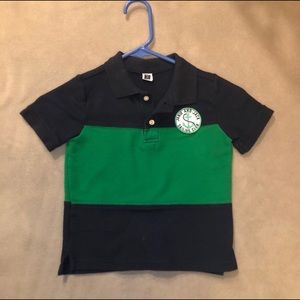 Blue and green Janie and jack polo